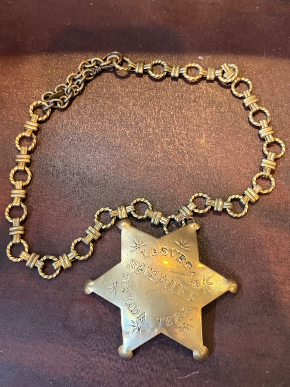 Made in the Deep South Sheriff’s Badge Necklace